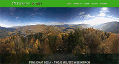 Desktop Screenshot of pensjonatzosia.pl